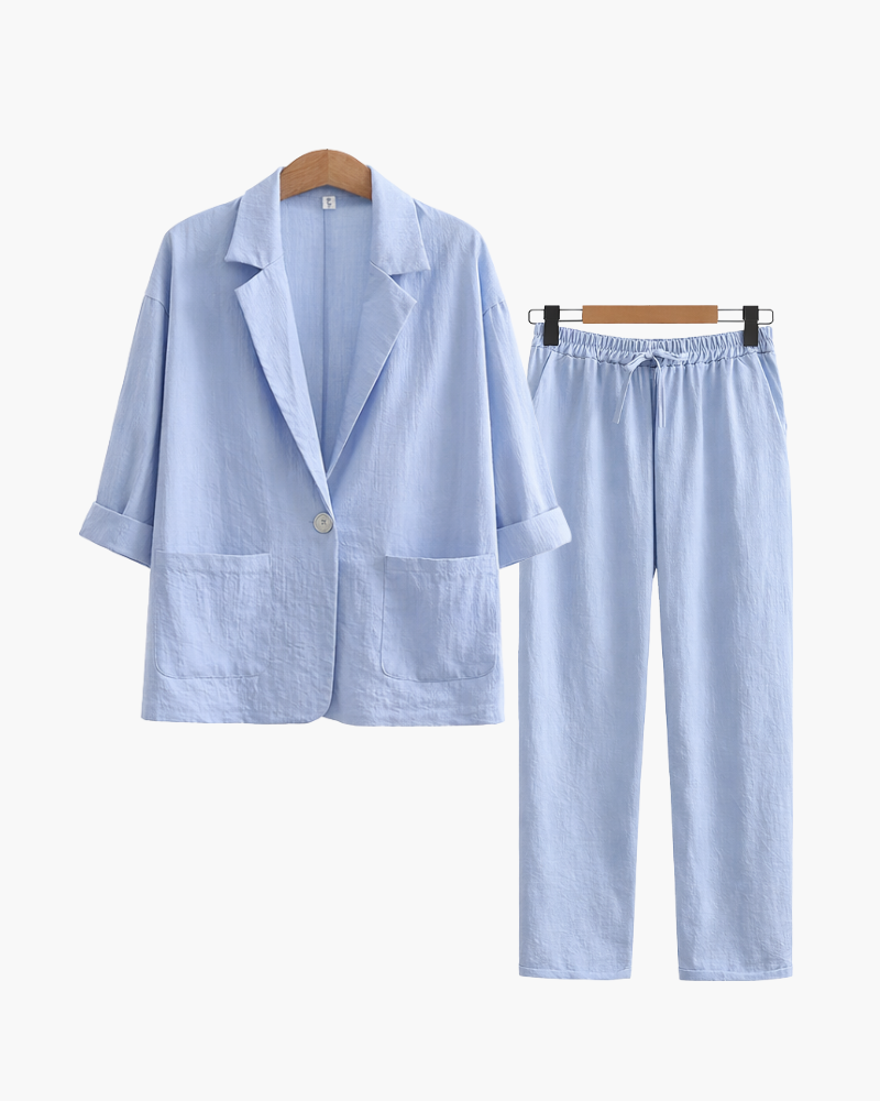 COMPLETO ELEGANTE IN LINO FIRENZE
