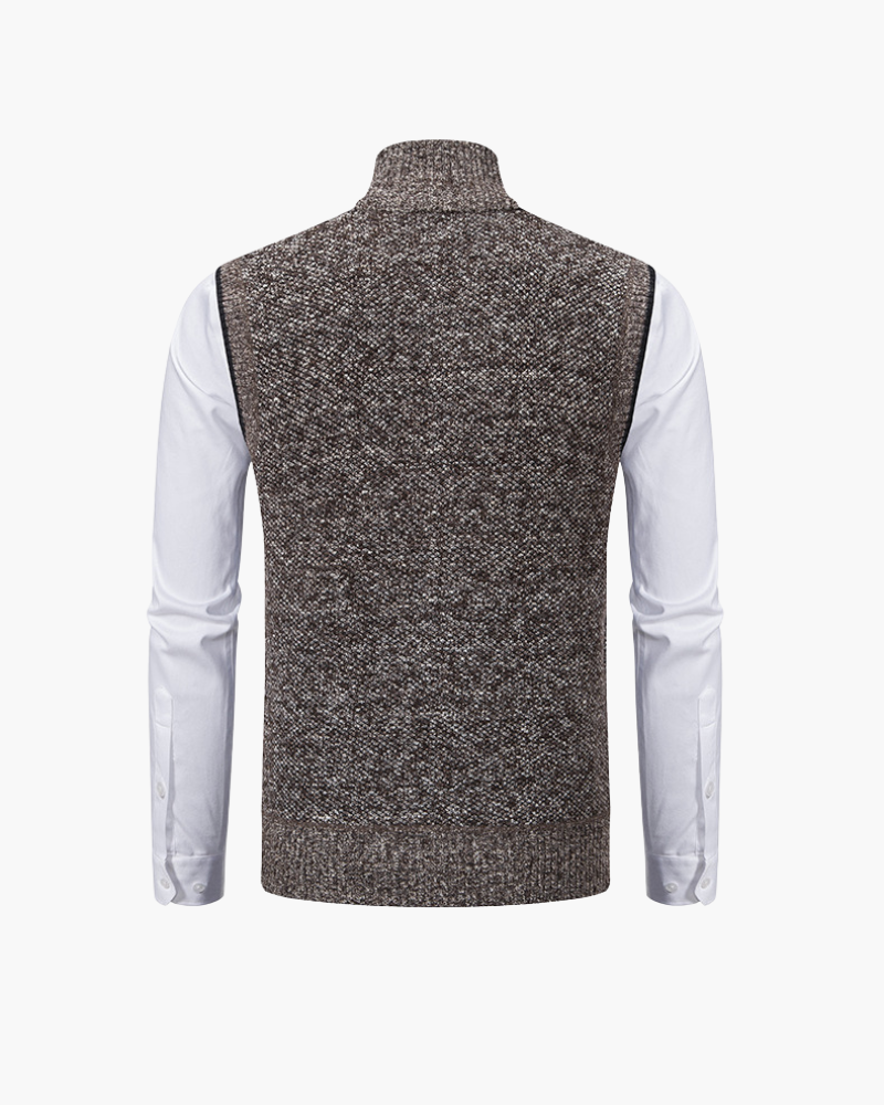 GILET FULL-ZIP IN MAGLIA