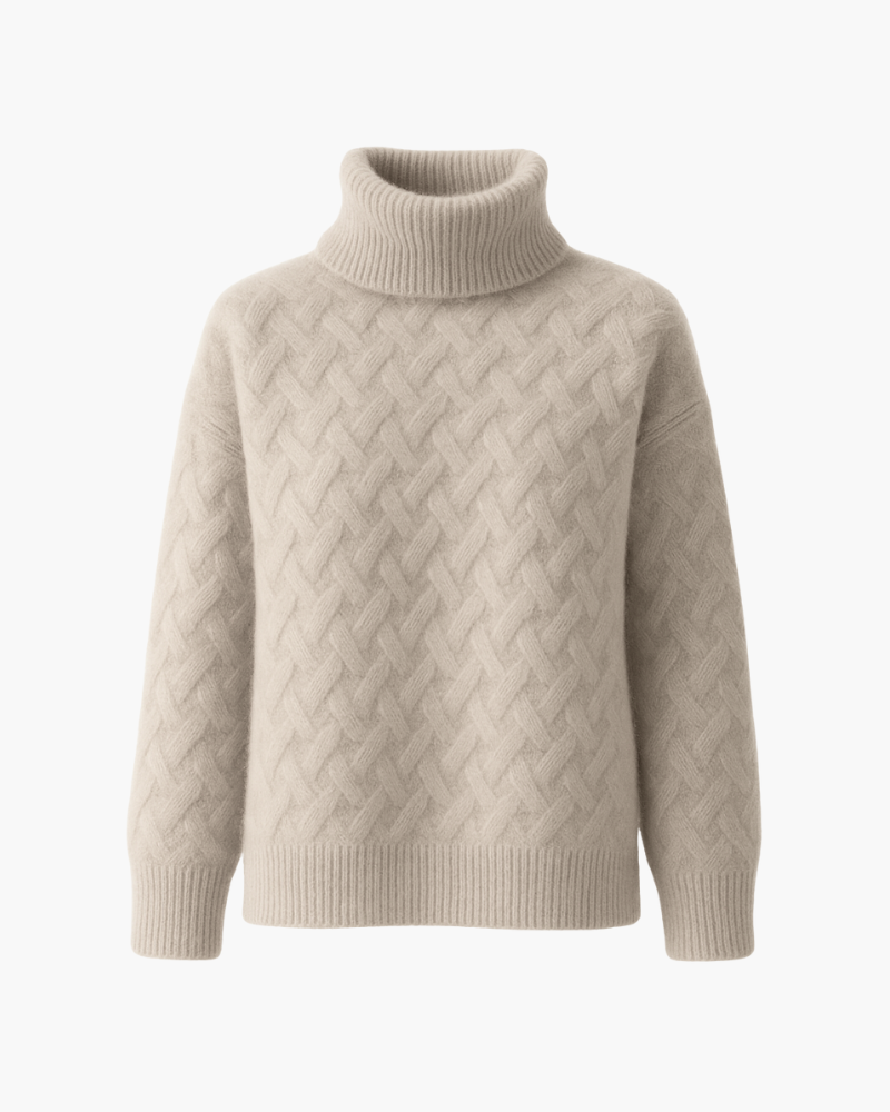 MAGLIONE OVERSIZE IN LANA MORBIDA SETOSA