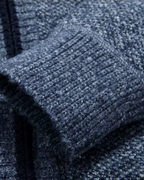 GILET CON CERNIERA FODERATO IN COTONE