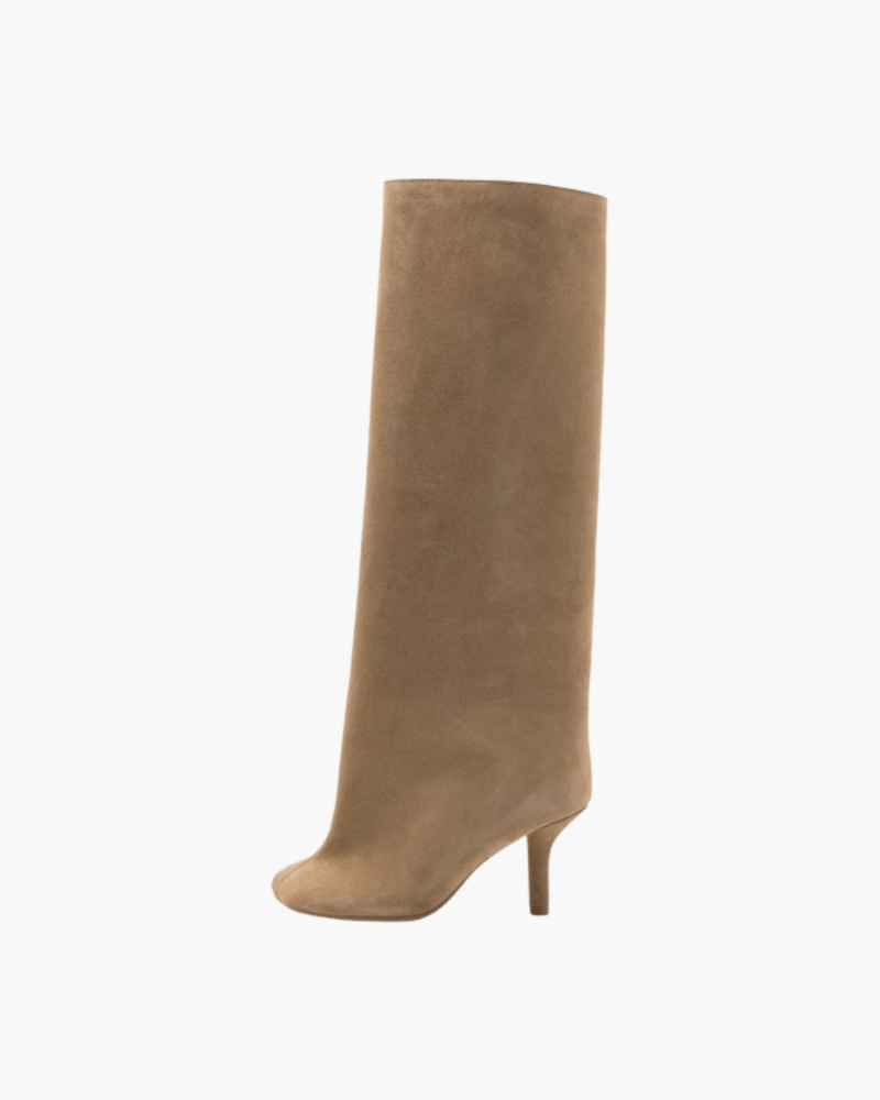 STIVALI AL GINOCCHIO IN SUEDE
