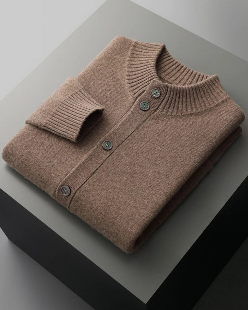 CARDIGAN IN CASHMERE CON BOTTONI