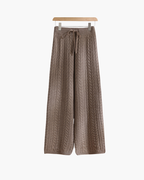 PANTALONI IN MAGLIA DI MERINO RELAXED