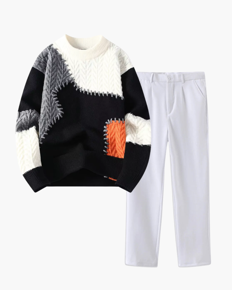 COMPLETO INVERNALE PATCHWORK