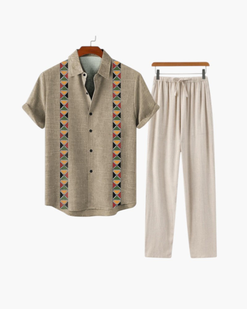 SET SUNBREEZE MALAGA IN LINO