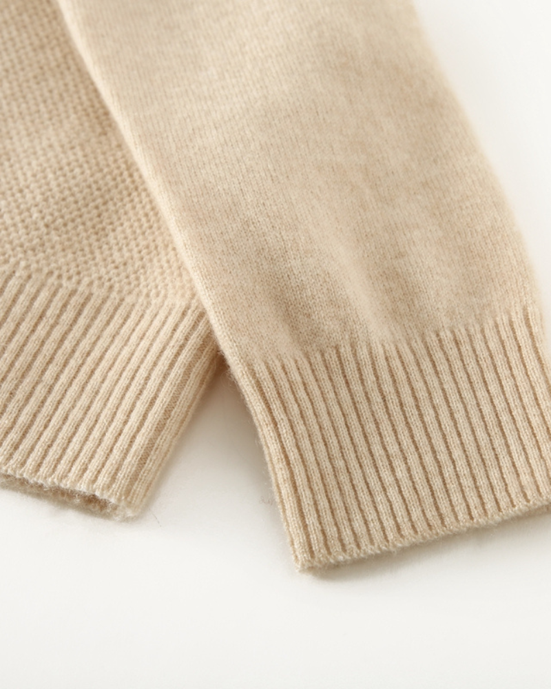 CARDIGAN IN CASHMERE CON DOPPIA ZIP