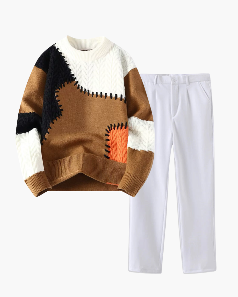 COMPLETO INVERNALE PATCHWORK