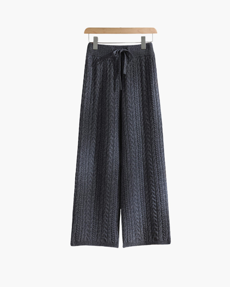 PANTALONI IN MAGLIA DI MERINO RELAXED