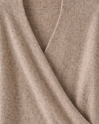 T-SHIRT INCROCIATA IN MERINO