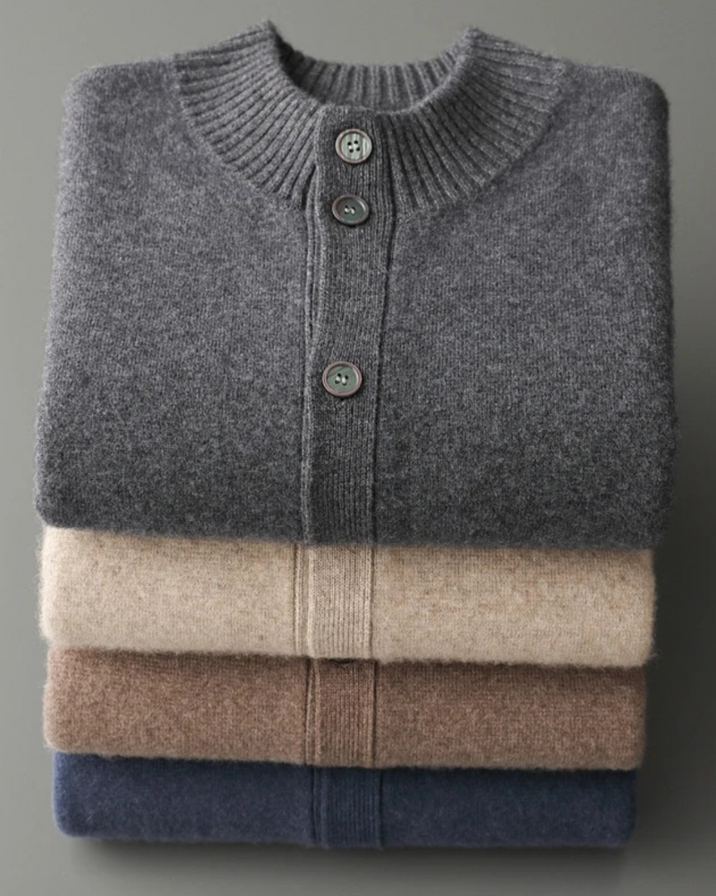 CARDIGAN IN CASHMERE CON BOTTONI
