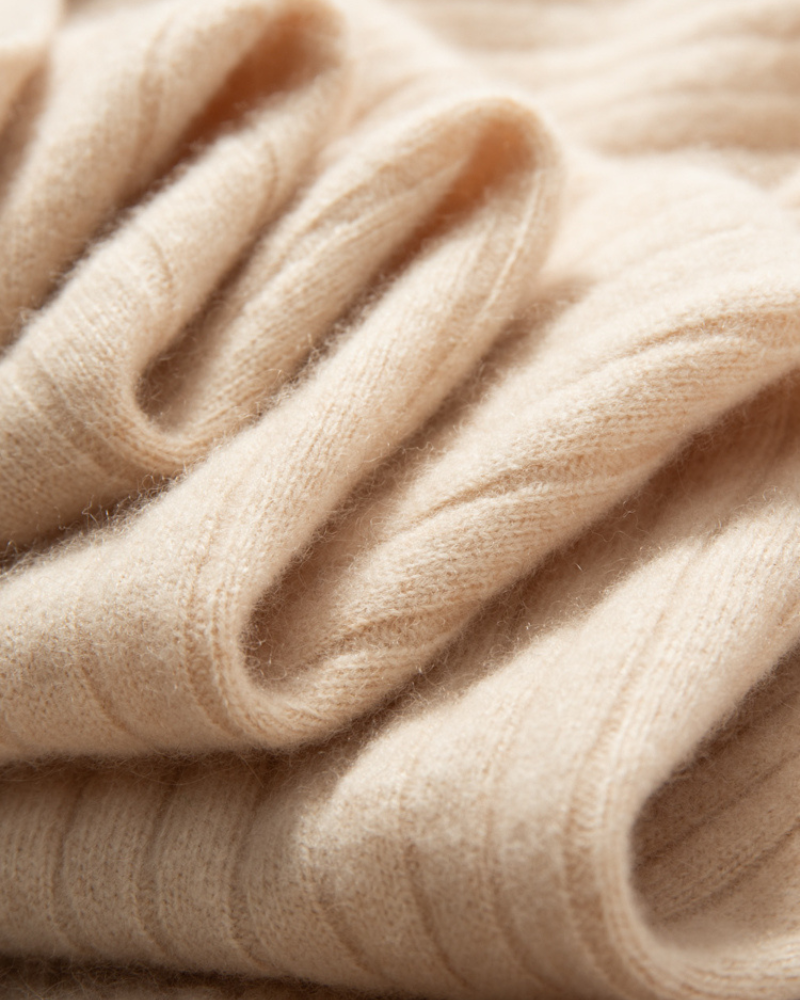 GONNA PLISSÉ IN CASHMERE