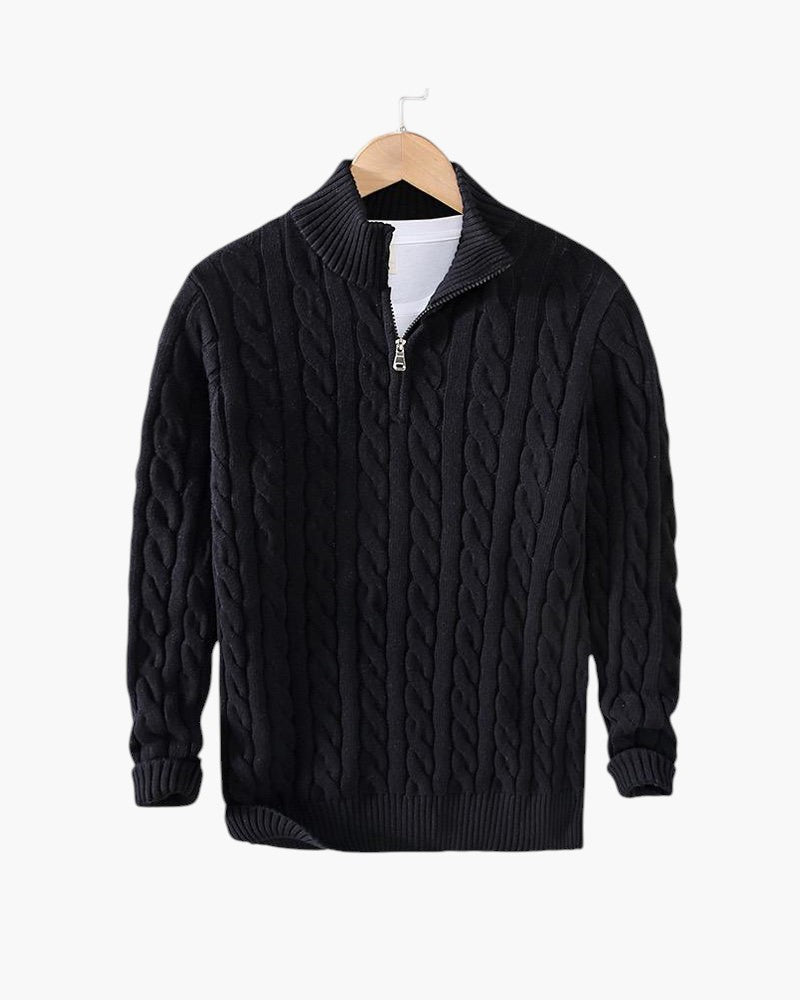MAGLIONE MEZZA ZIP