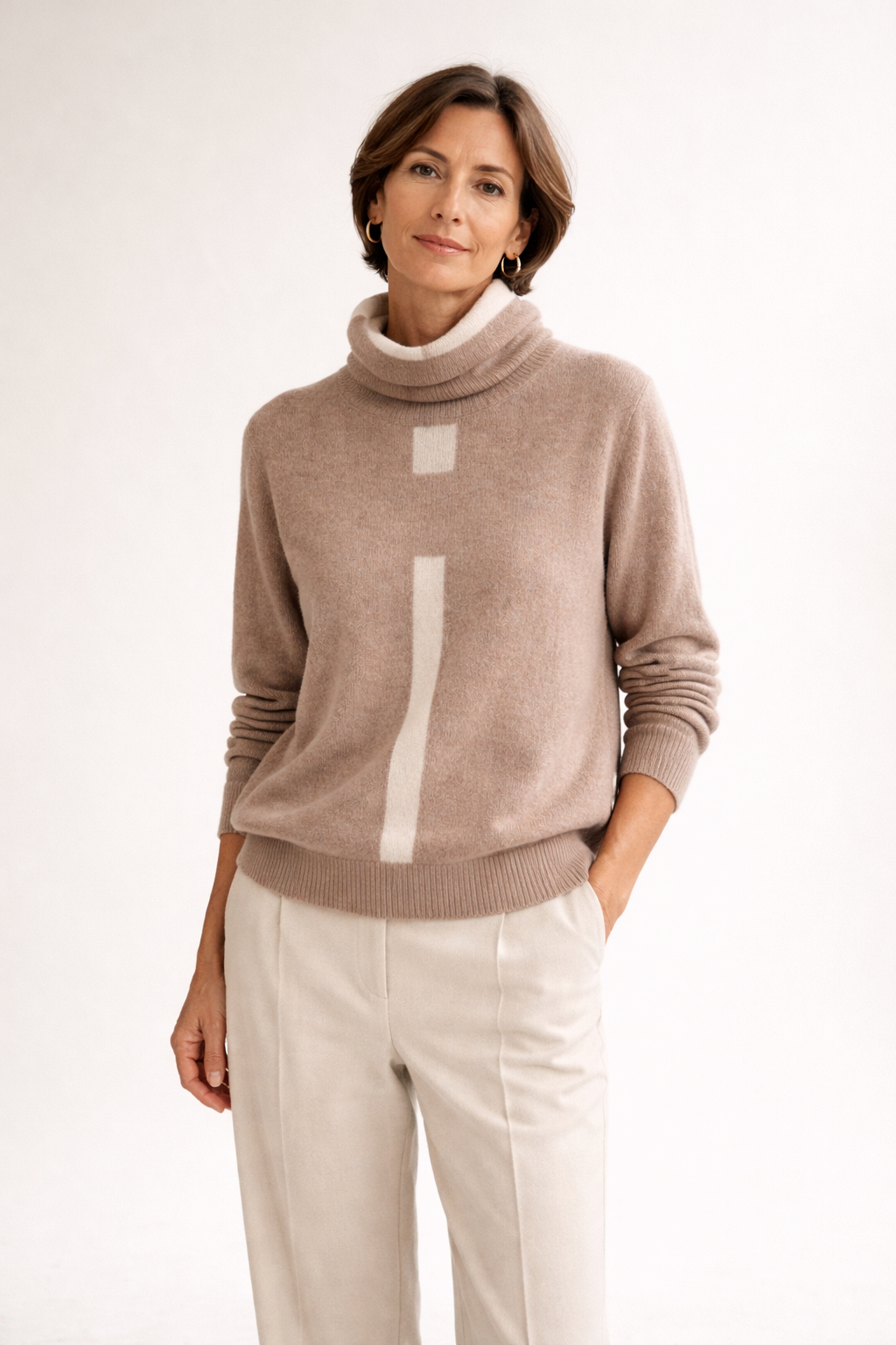 MAGLIONE IN CASHMERE MINK