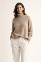 MAGLIONE MORBIDO CON COLLO ALTO