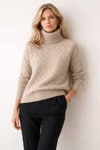 MAGLIONE OVERSIZE IN LANA MORBIDA SETOSA