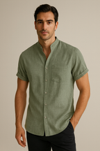 CAMICIA MANDARIN